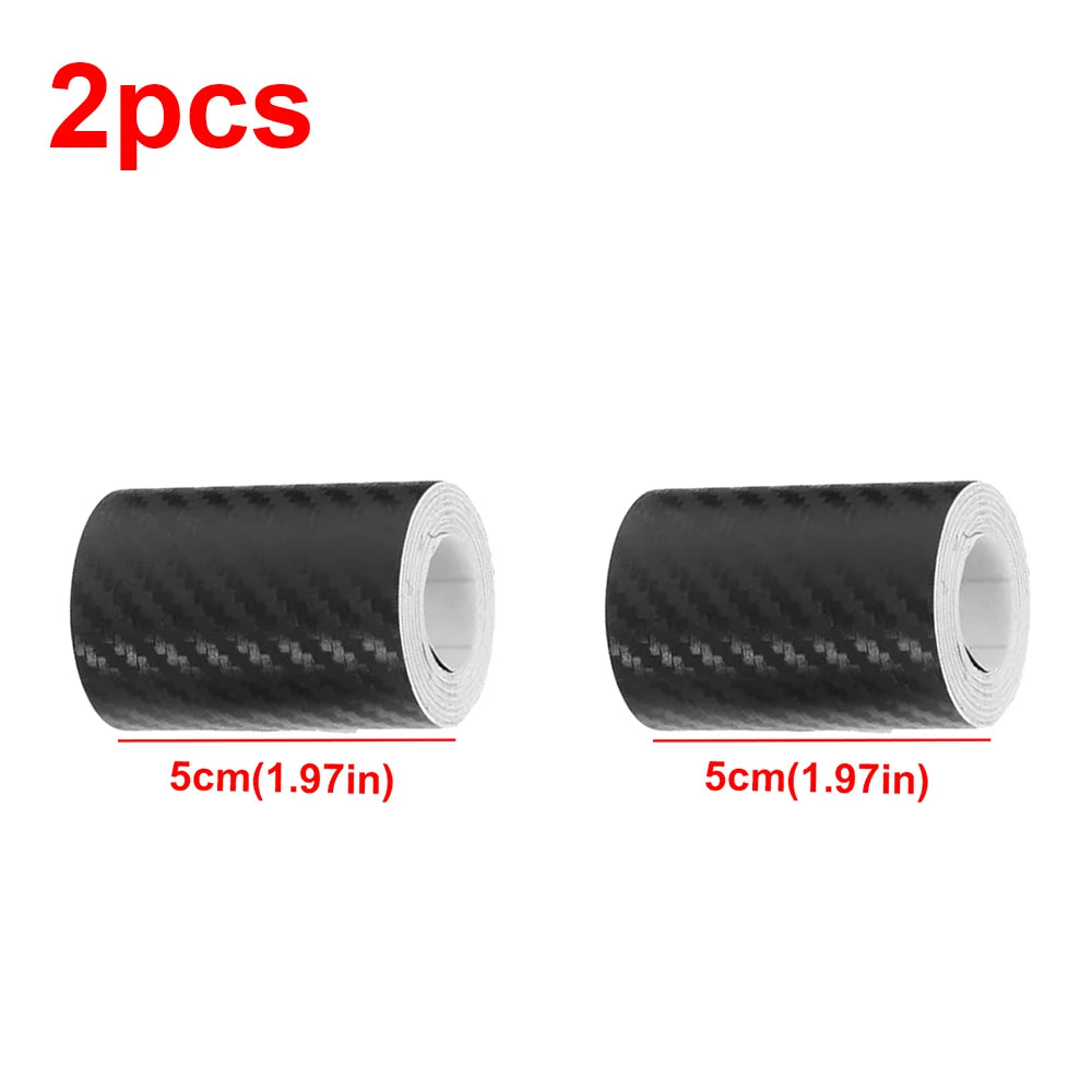 1m-10m 3D Carbon Fiber Anti Collision Film Car Door Edge Guards Door Sill Protector Waterproof Scratch Cover Strip Stickers Tape