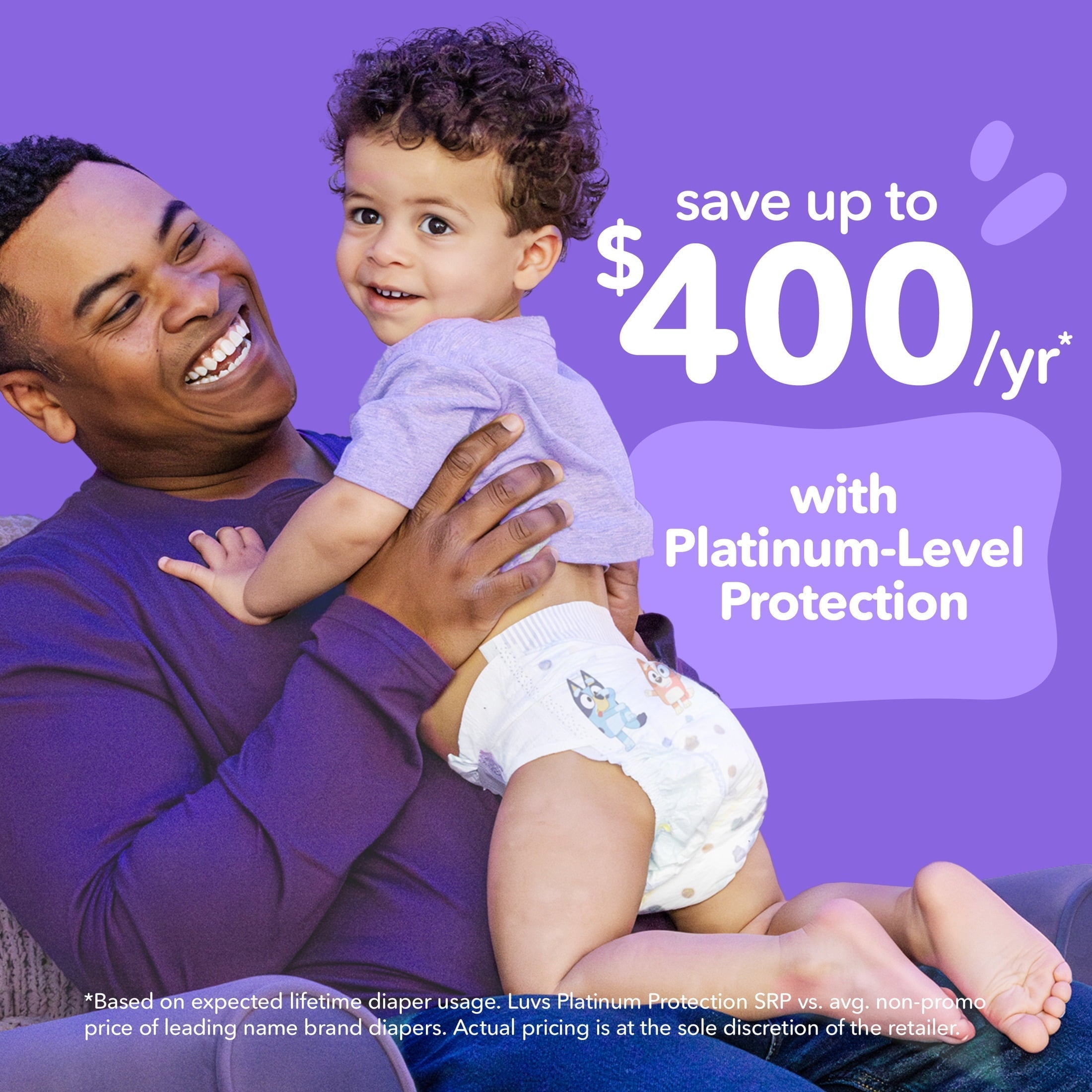 Luvs Platinum Protection Baby Diapers Size 2, 264 Count