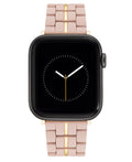 NINE WEST Fashion Rubberized Bracelet for Apple Watch Secure Adjustable Apple Watch Band Replacement Fits Most Wrists