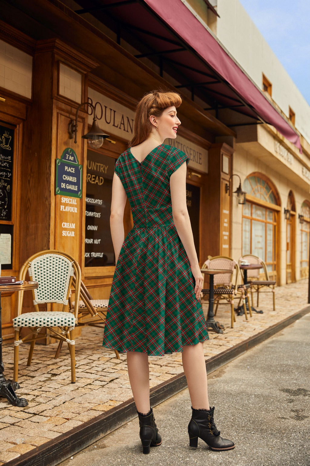 Plaid Greta Dress