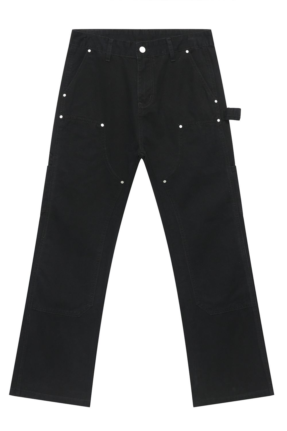 Mid Rise Baggy Jeans with Pockets
