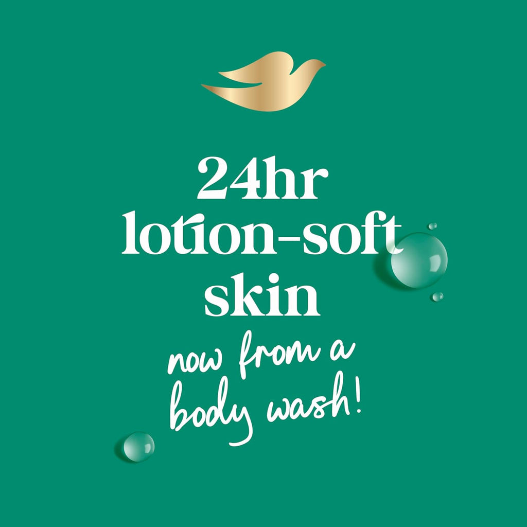 Dove Body Wash with Pump Invigorate Aloe & Eucalyptus For 24hr Lotion-Soft Skin Moisturizing Skin Cleanser with No Sulfates No Parabens 30.6 Oz