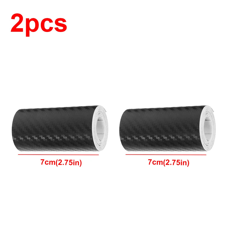 1m-10m 3D Carbon Fiber Anti Collision Film Car Door Edge Guards Door Sill Protector Waterproof Scratch Cover Strip Stickers Tape