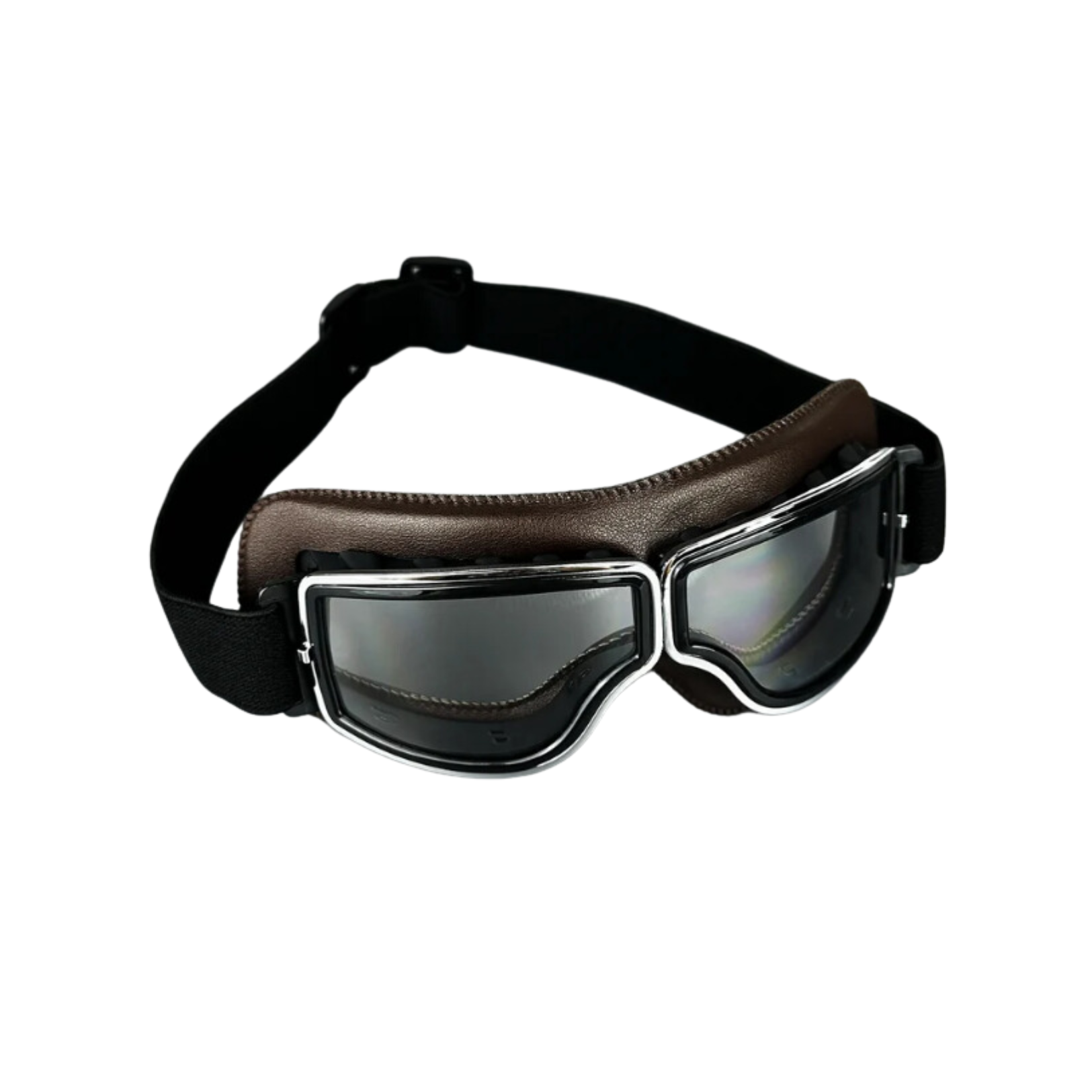 Vintage Leather Motorcycle Goggles
