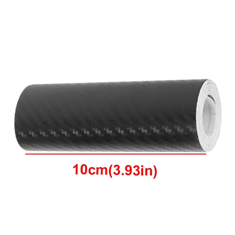1m-10m 3D Carbon Fiber Anti Collision Film Car Door Edge Guards Door Sill Protector Waterproof Scratch Cover Strip Stickers Tape
