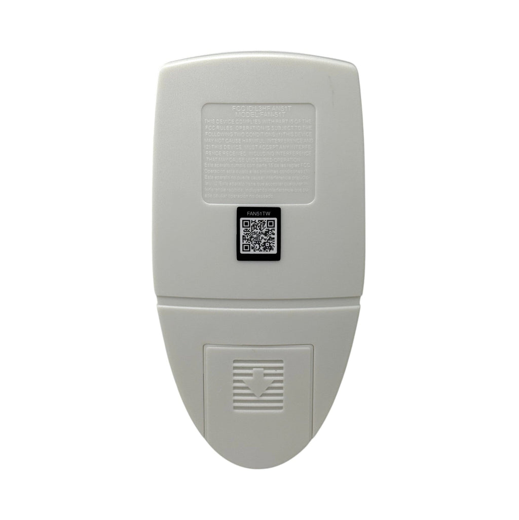 Anderic FAN51TW Ceiling Fan Remote Control for Hampton Bay and others| L3HFAN51T | 303.9 MHz | FAN-51T | White