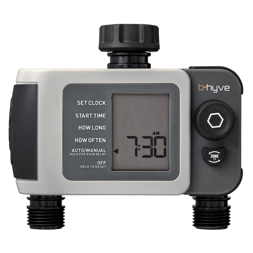 B-hyve XD Bluetooth 2-Outlet Hose Faucet Timer | 24632