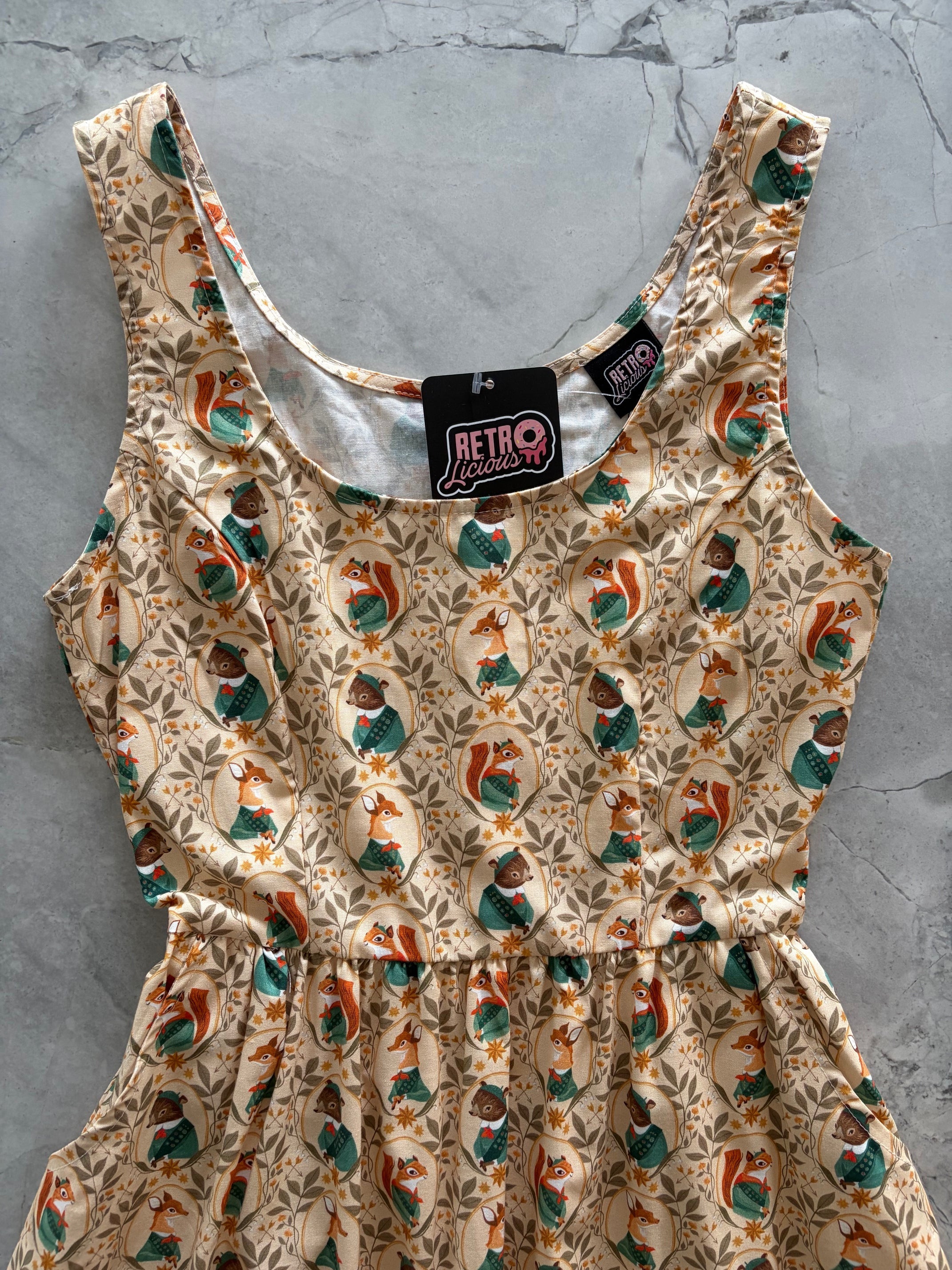 Woodland Scout Fit & Flare Dress