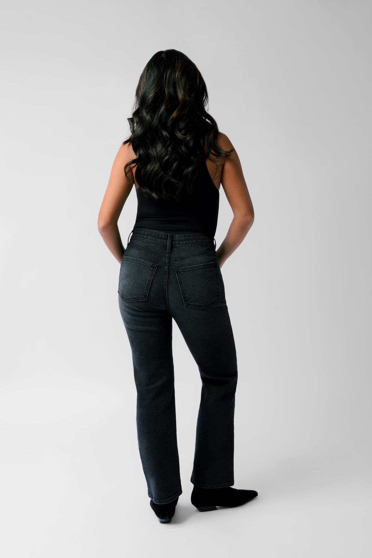 Petite High-Rise Stovepipe Jean - The Kate in Kohl