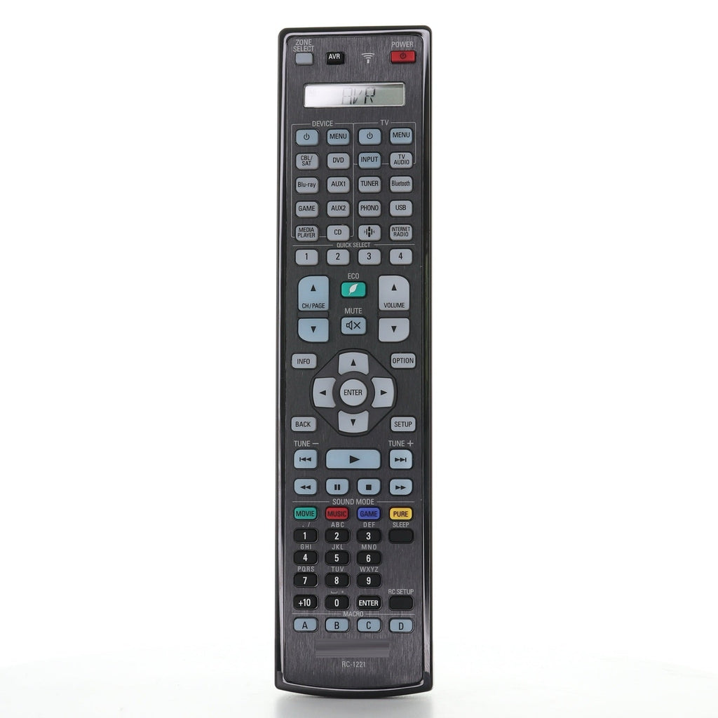 Denon RC-1221 A/V Receiver Remote Control | Motion-lit Backlight | AVRA110 - 30701025200AS