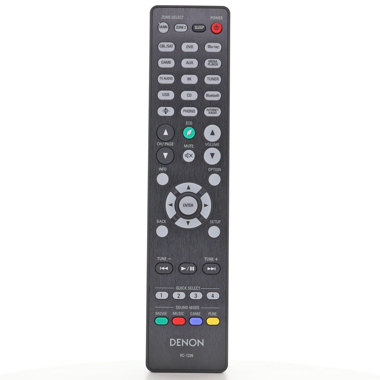 Denon RC-1250 A/V Receiver Remote Control | AVR-A1H - 30701029100AD