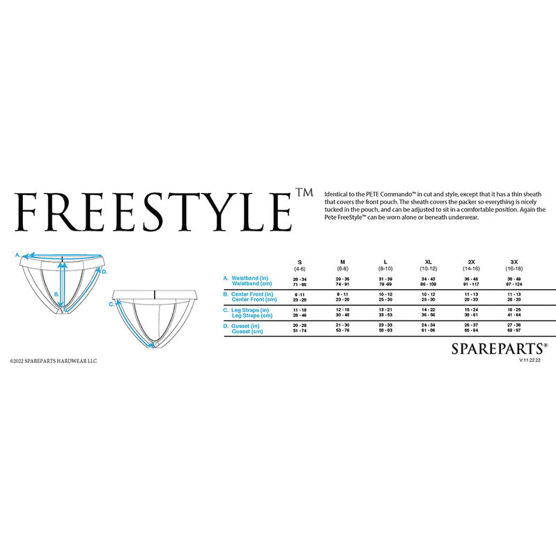 SpareParts Pete Freestyle - Large