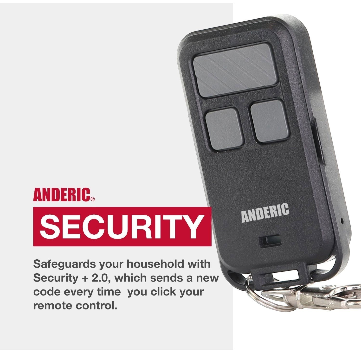 Substitute for LiftMaster 370LM 3-Button keychain 315 MHz Garage Door Opener Remote Control [890MAX]