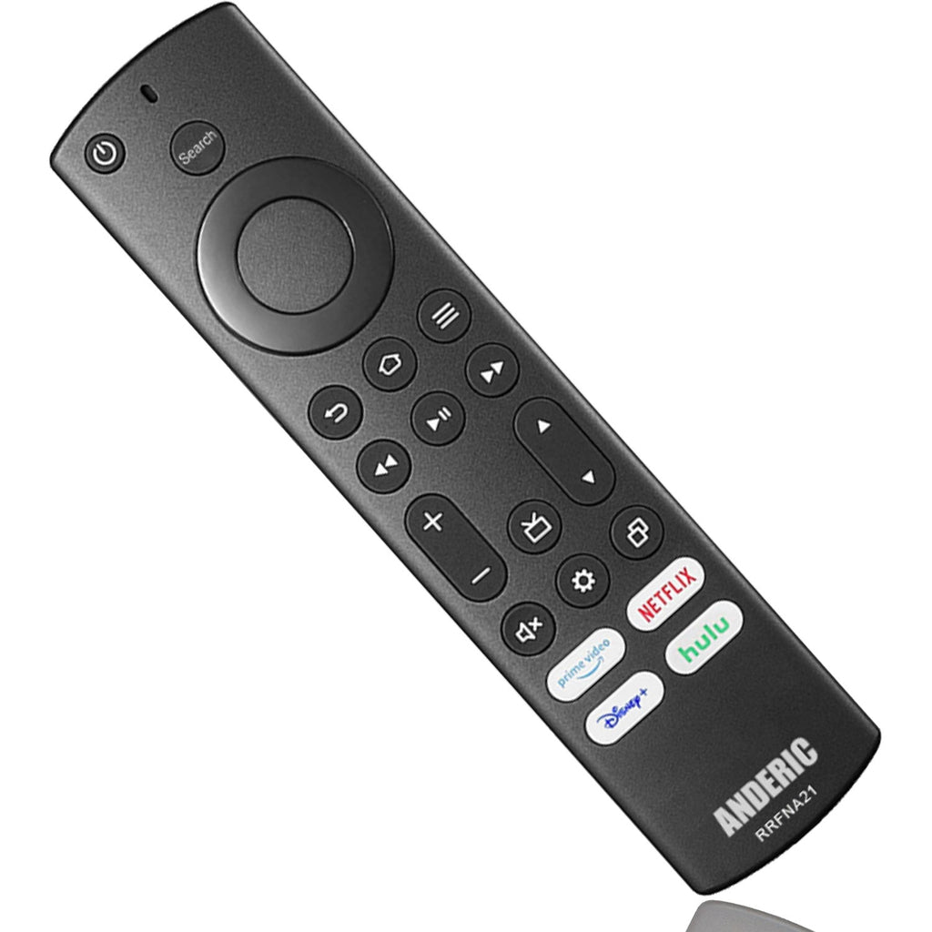 Anderic RRFNA21 for Insignia and Toshiba Fire IR TV Remote Control | Prime Video | Netflix | Disney + | Hulu - RRFNA21