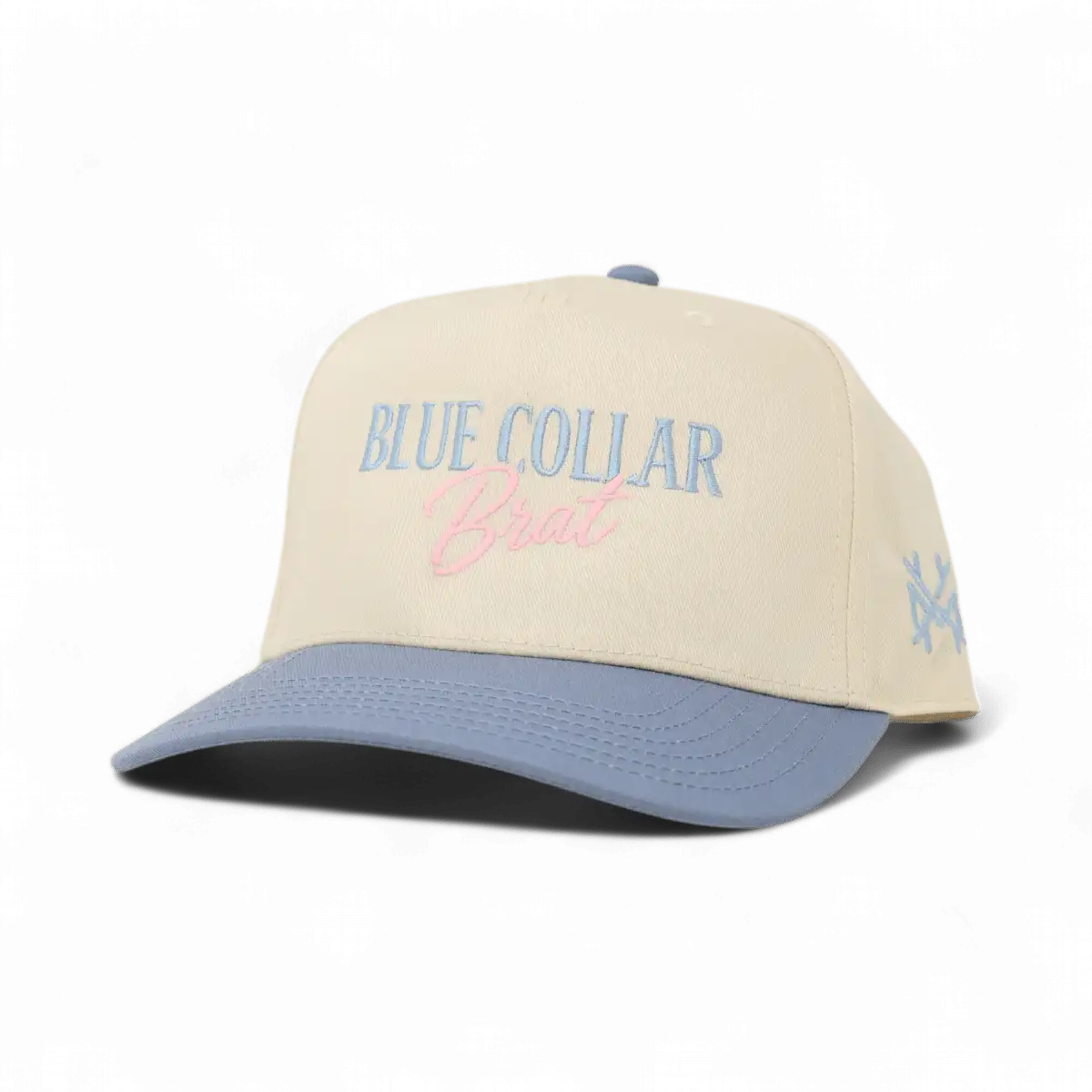 Blue Collar Brat Snapback Hat