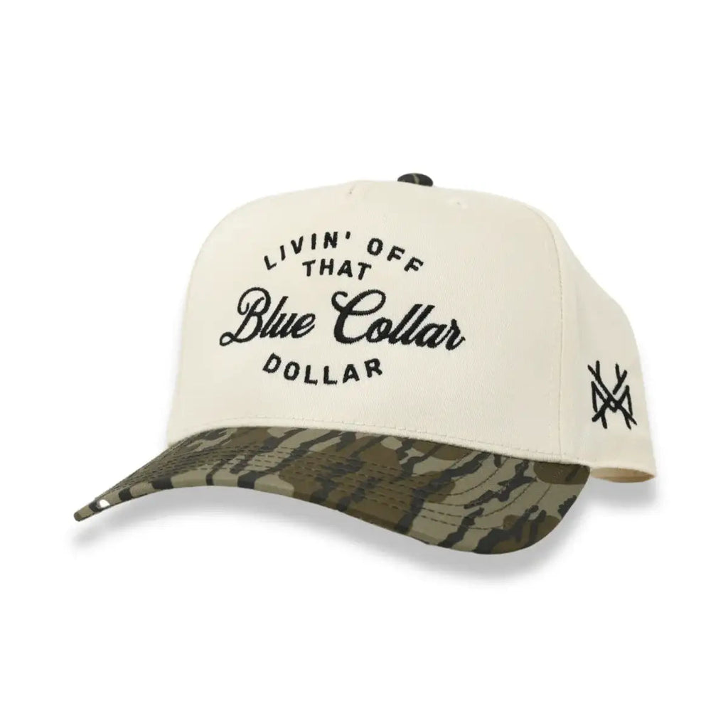 Blue Collar Dollar Snapback Hat