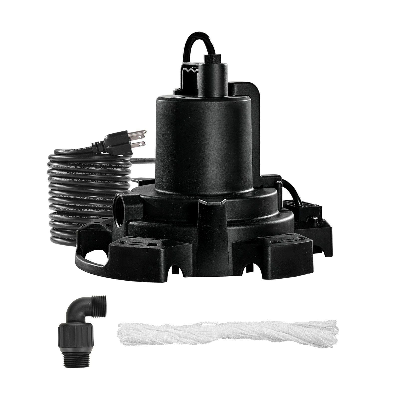 Automatic Pool Cover Pump Submersible Swimming 1/2 HP 1600 GPH 25 ft Cord