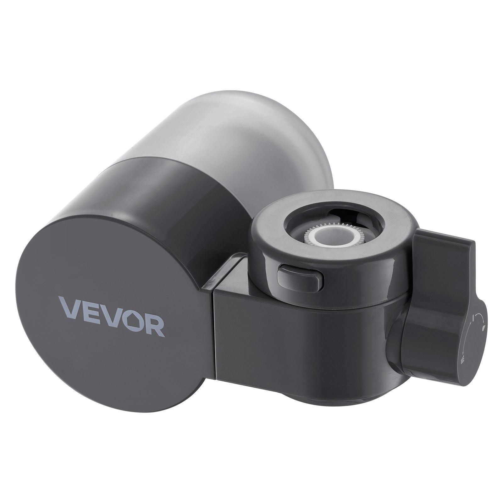 Faucet Mount Water Filter Sink Water Purifier for Kitchen Horizontal Gray