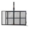 Hitch Mount Cargo Carrier, 45.3" x 25.6" Iron Hitch Cargo Rack with Folding Ramp, Hitch Rack Basket with Stabilizer and Straps, 500LBS Mobility Scooter Carrier Fit 2" Hitch Receiver