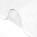 Plastic Table Cover 40 x 80 Inch, 1.5 mm Thick Clear Table Protector, Rectangle Clear Desk Mat, Waterproof & Easy Cleaning for Office Dresser Night Stand