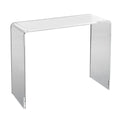 Acrylic Console Table, Clear Acrylic End Table, Transparent Acrylic Side Table 38.2x15x29.3 inch, for Foyer, Living Room, Dining Room