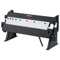 Box and Pan Brake, 24-Inch, 0-130 Degrees Sheet Metal Bending Brake, Portable Metal Bender with 20 Gauge Low Carbon Steel 14 Gauge Aluminum Capacity, 5 Adjustable Fingers for Metal Bending