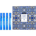 ACQUA DI PARMA BLUE MEDITERRANEO VARIETY by Acqua di Parma 4 PIECE VARIETY WITH MIRTO DI PANAREA & BERGAMOTTO DI CALABRIA & FICO DI AMALFI & ARANCIA DI CAPRI AND ALL ARE ROLL ON 0.3 OZ MINI