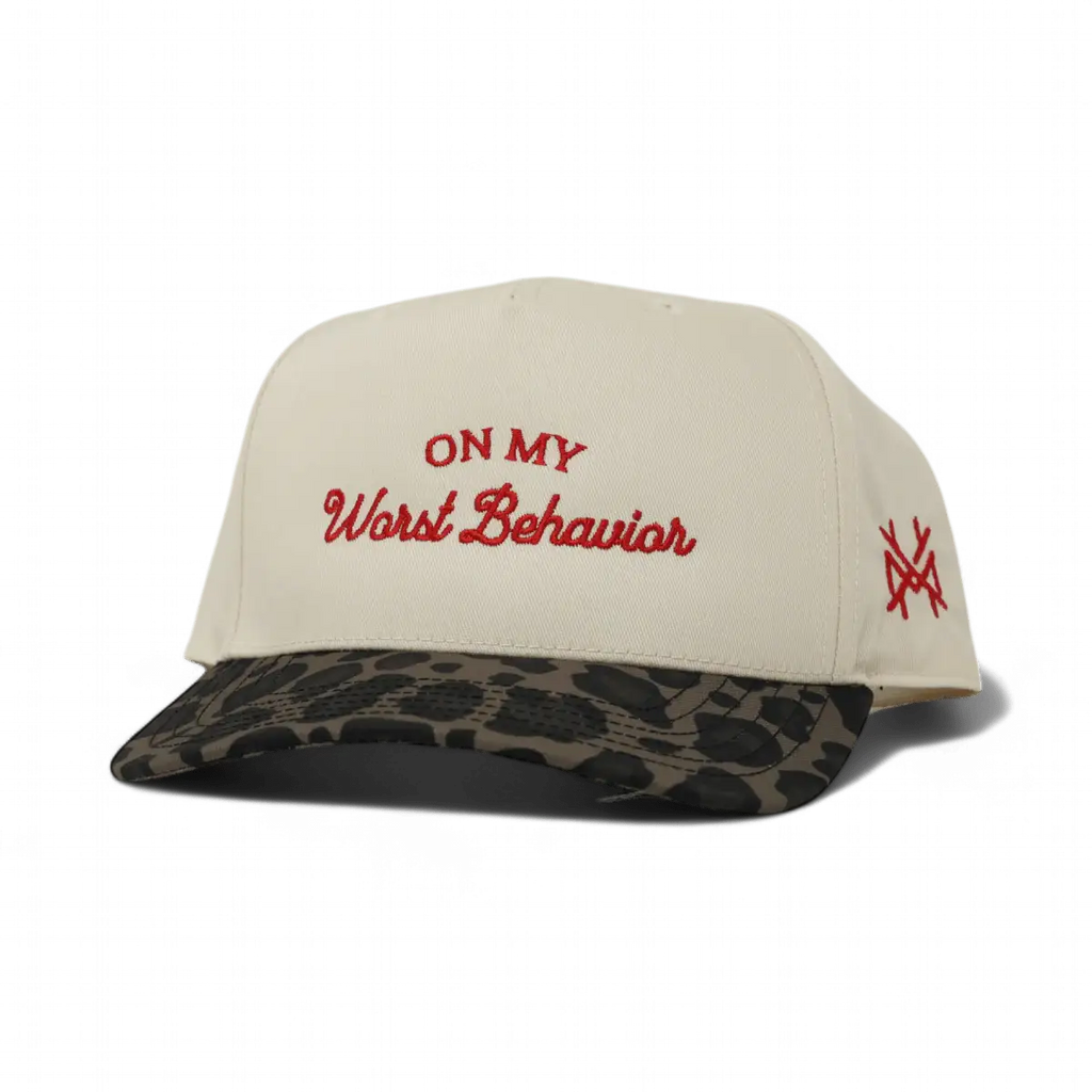 On My Worst Behavior Snapback Hat