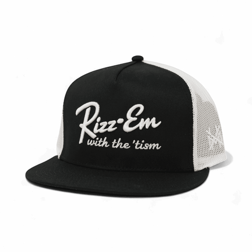 Rizz Em With The Tism Snapback Hat