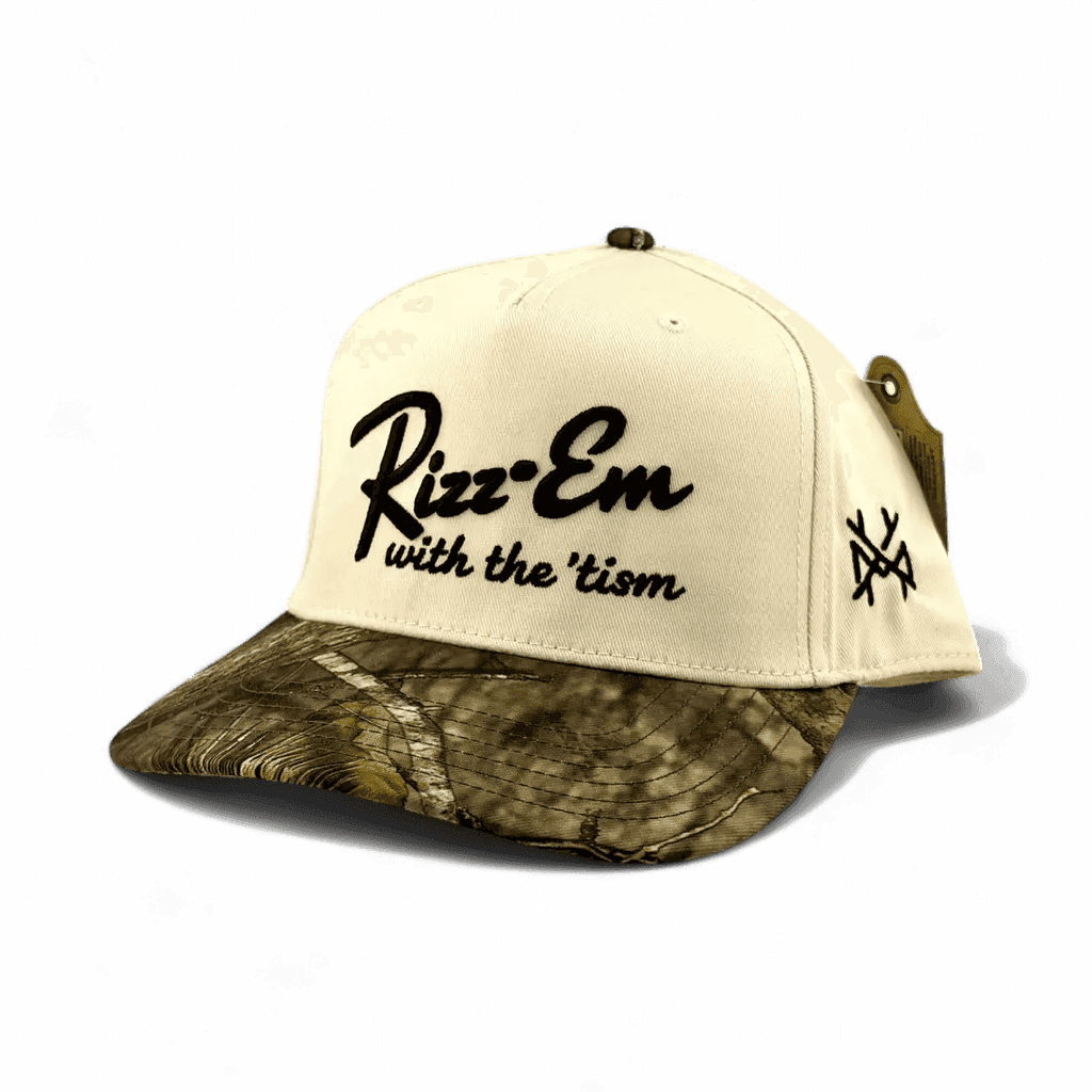 Rizz Em With The Tism Snapback Hat