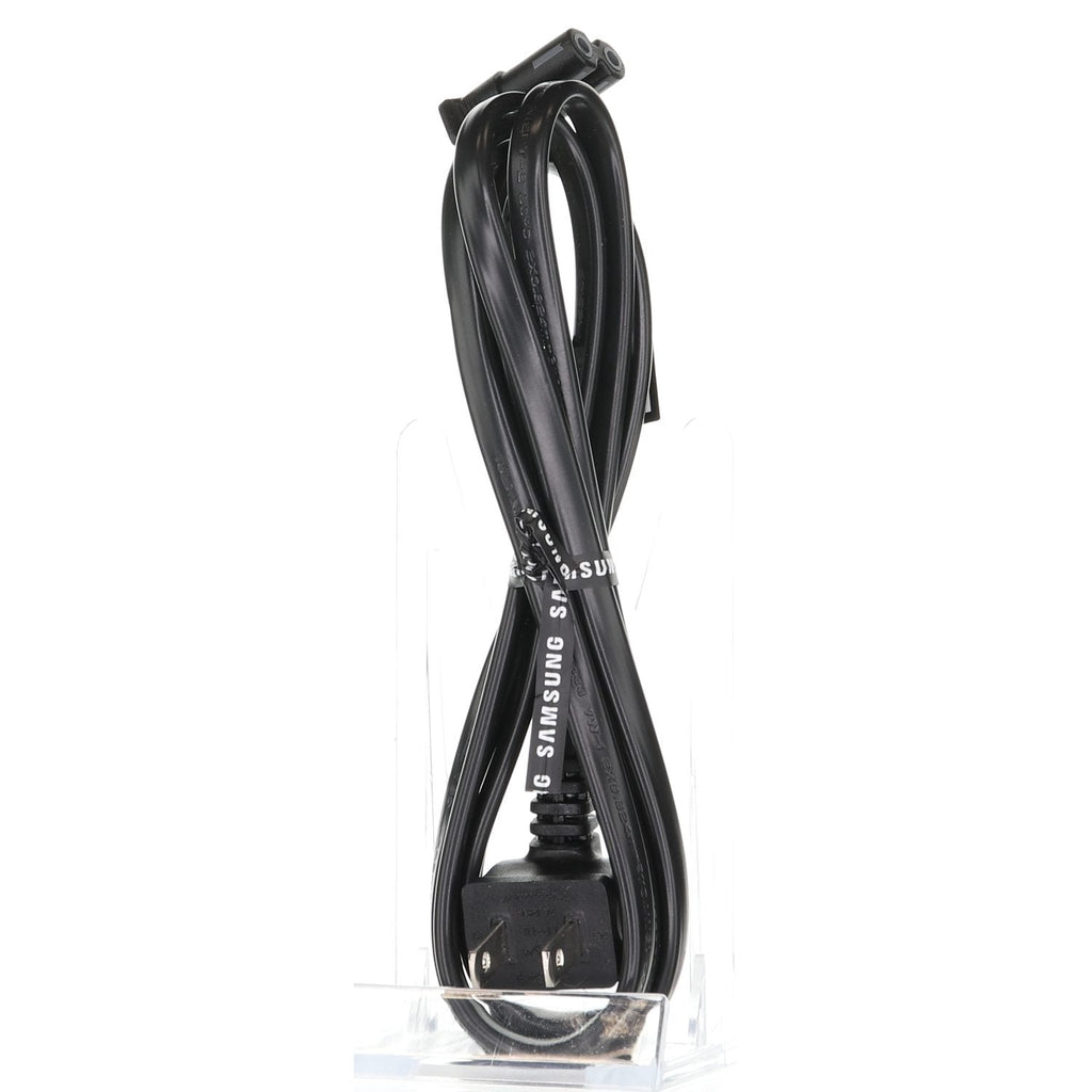 Samsung 3903-000985 AC TV Power Cable | Right Angle 2 prong to Right Angle C7 (Figure 8) | 6 foot - 3903-000985