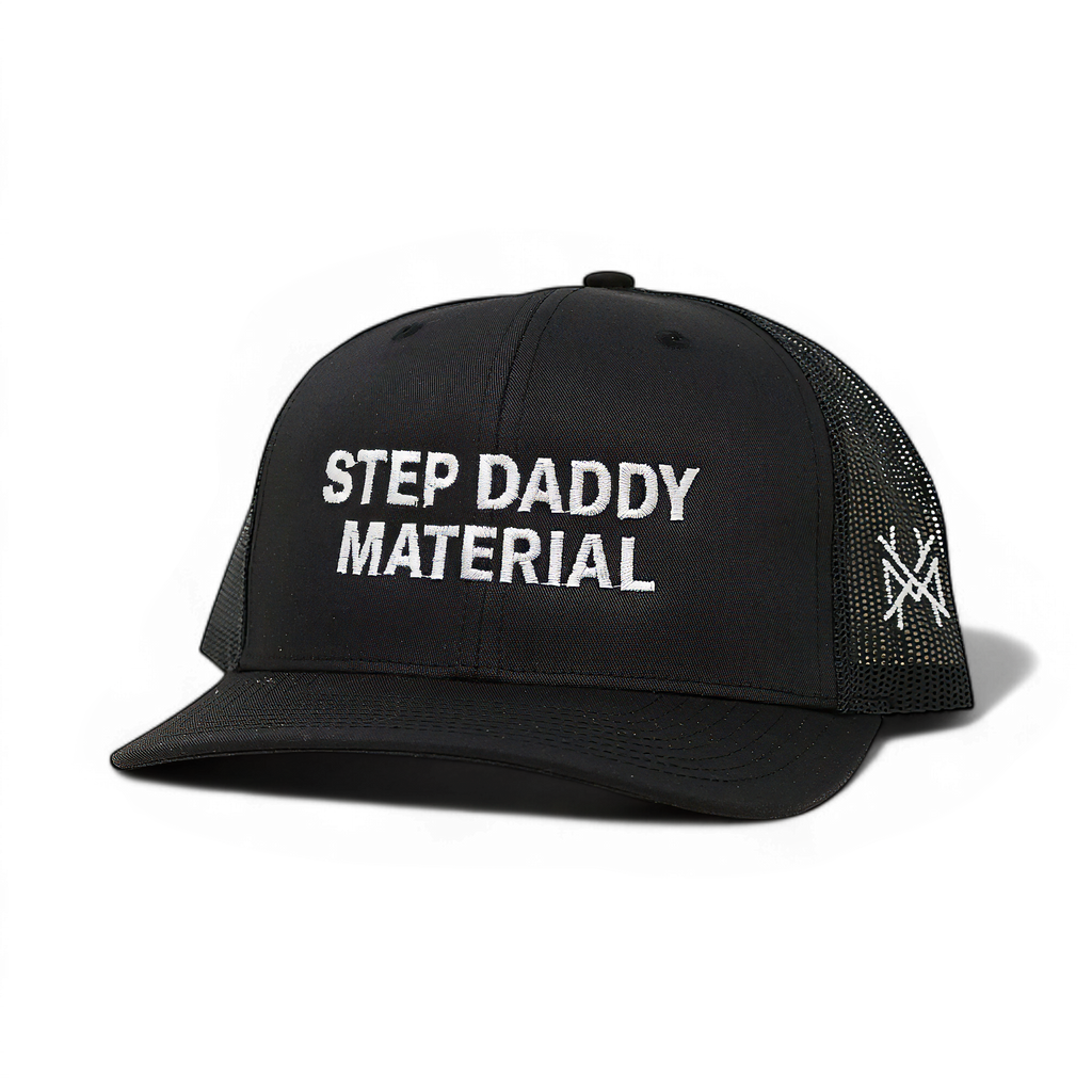 Step Daddy Material Snapback Hat