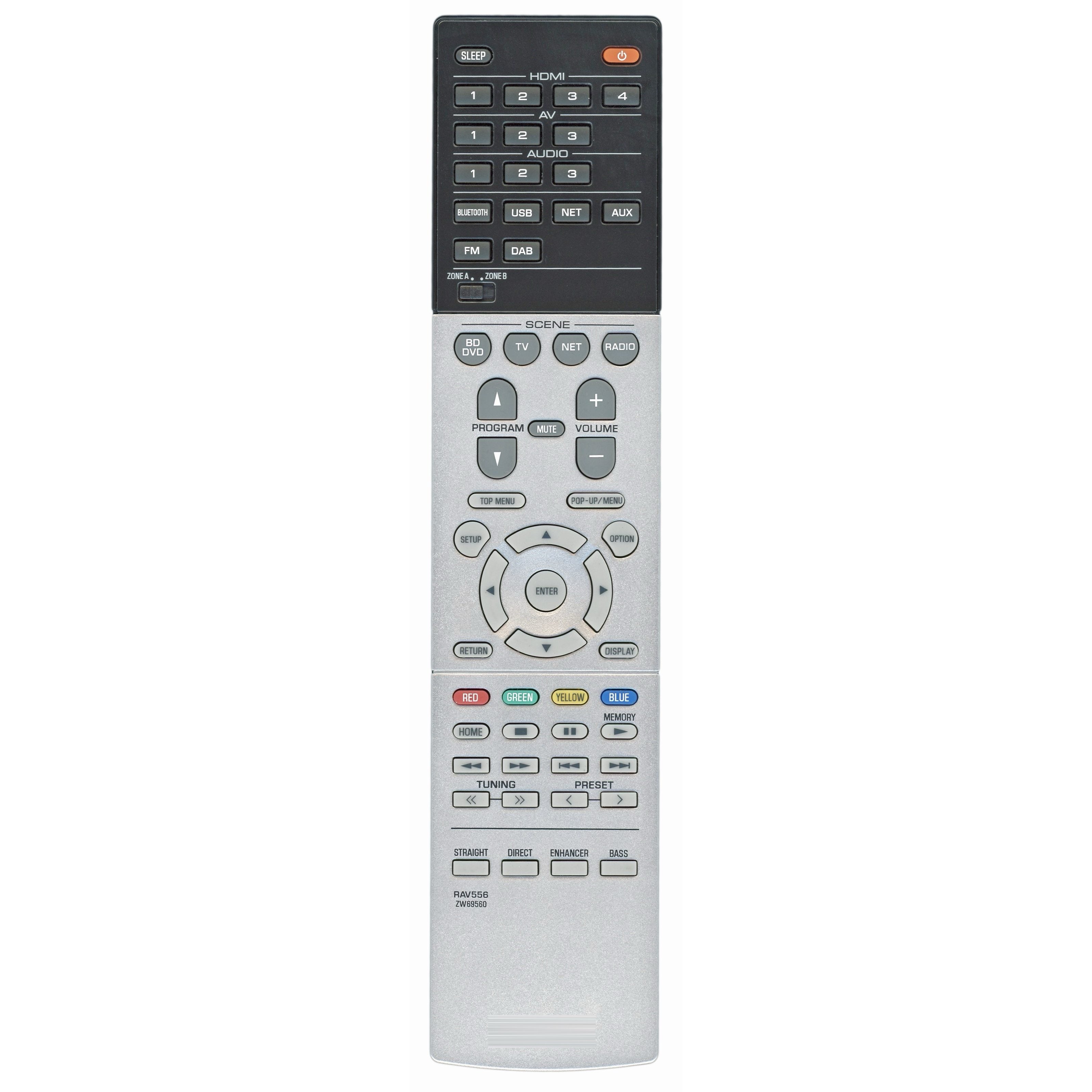 Yamaha RAV556 A/V Receiver Remote Control - ZW895600